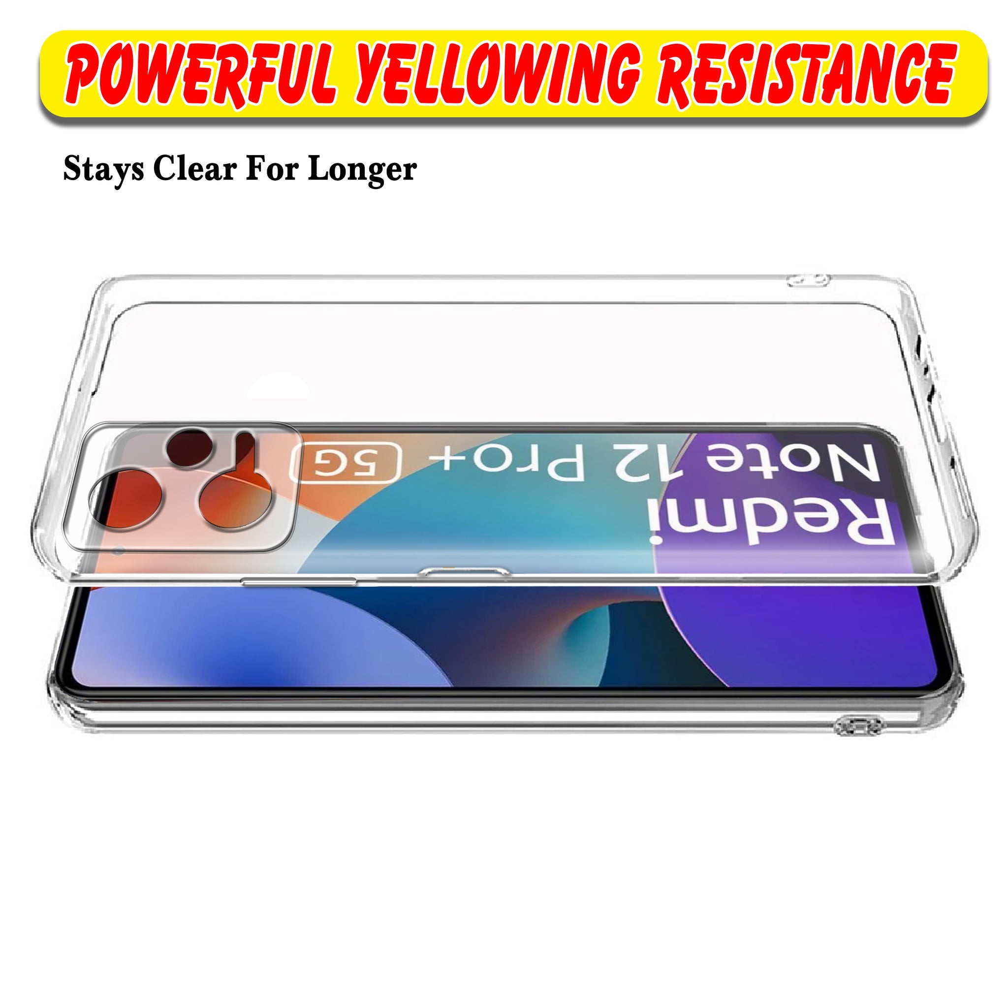 Clear Case for Redmi Note 12 Pro Plus 5G
