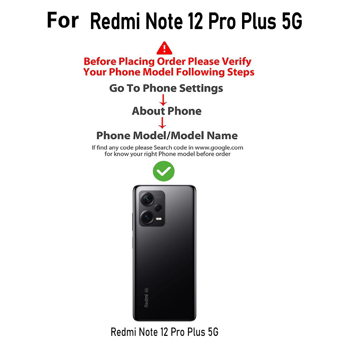 Clear Case for Redmi Note 12 Pro Plus 5G
