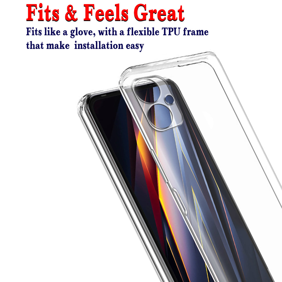 Clear Case for Tecno Pova 4 4G