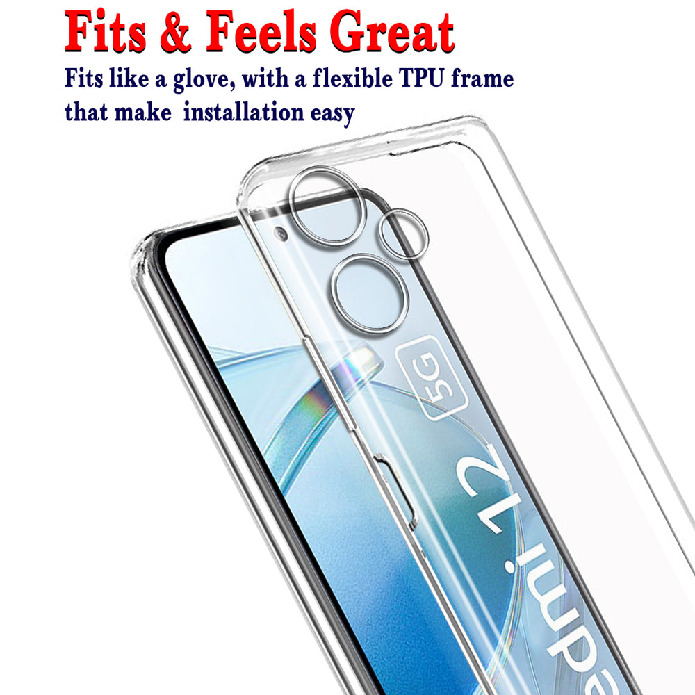 Super Clear Back Case Cover for Mi Redmi 12 5G