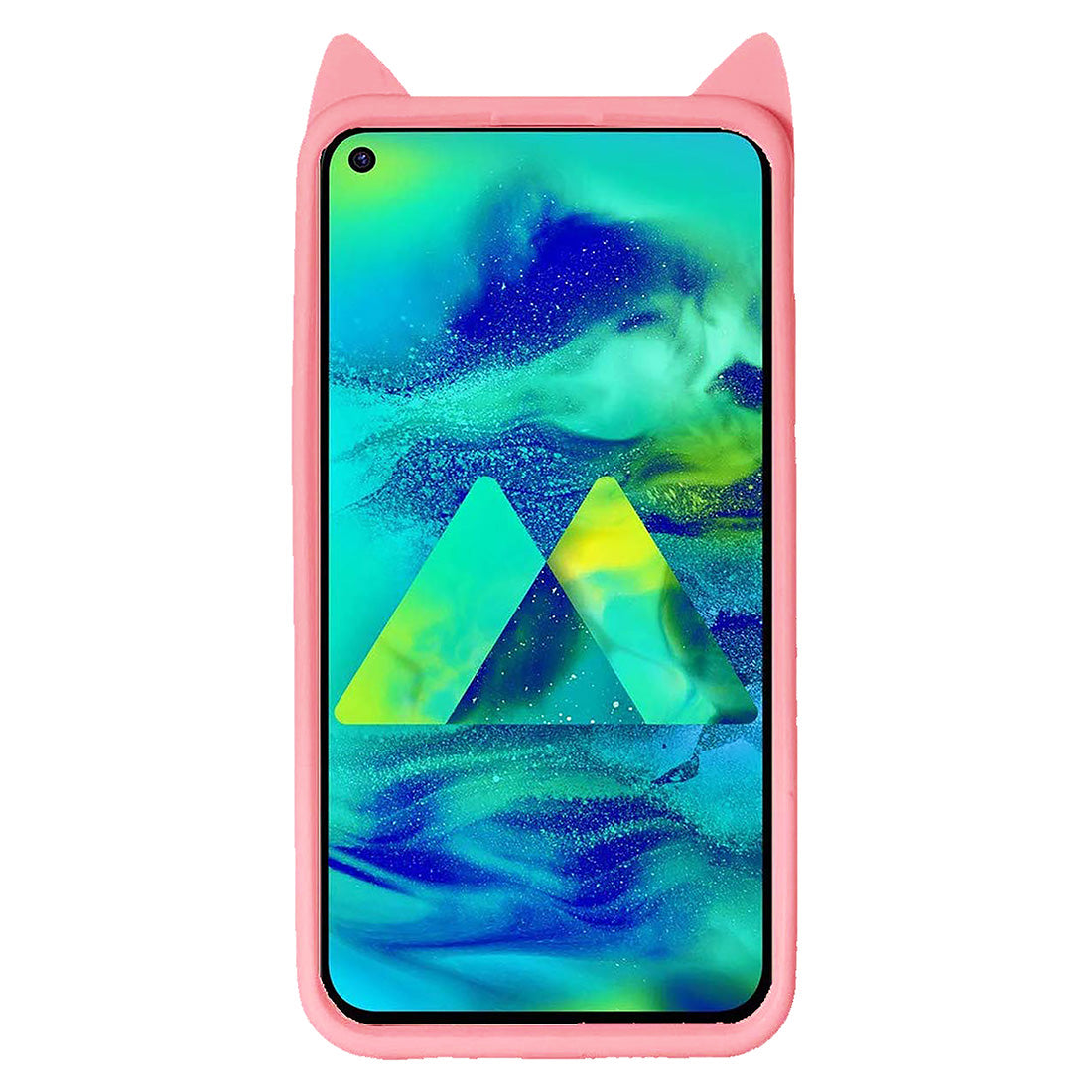 Cat Design Jelly Case for Samsung Galaxy M40