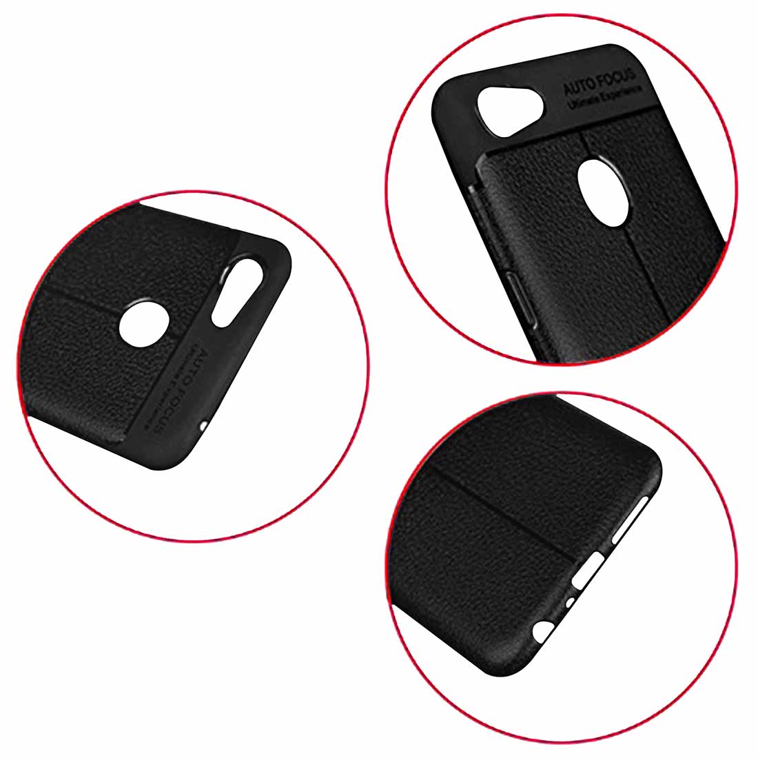 Comfort Grip Back Case Cover for Realme 2 Pro