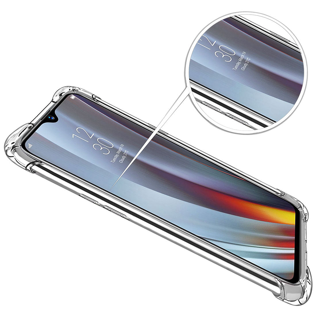 Hybrid Clear Case for Realme 3 Pro