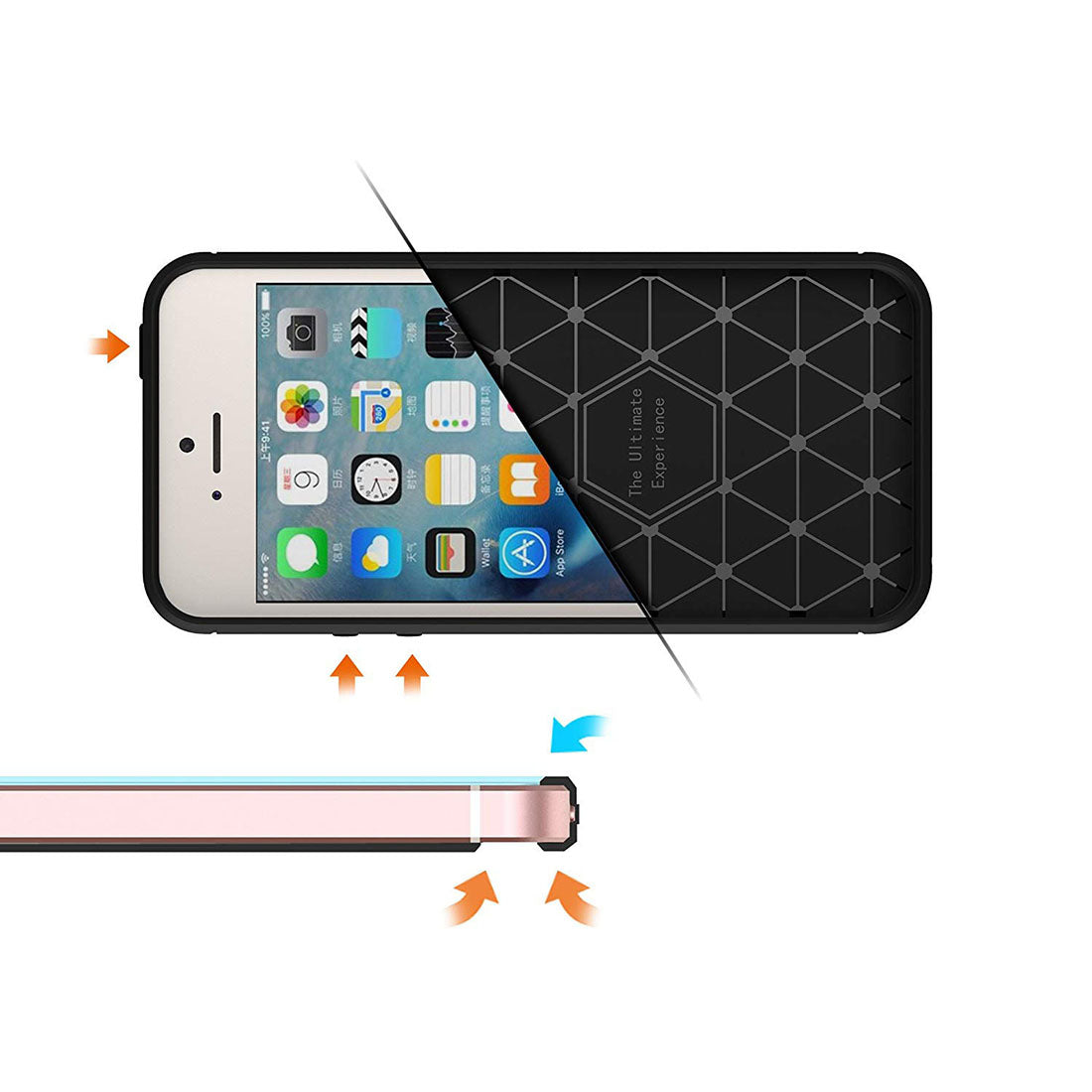 Carbon Fiber Case for Apple iPhone 5 / 5S
