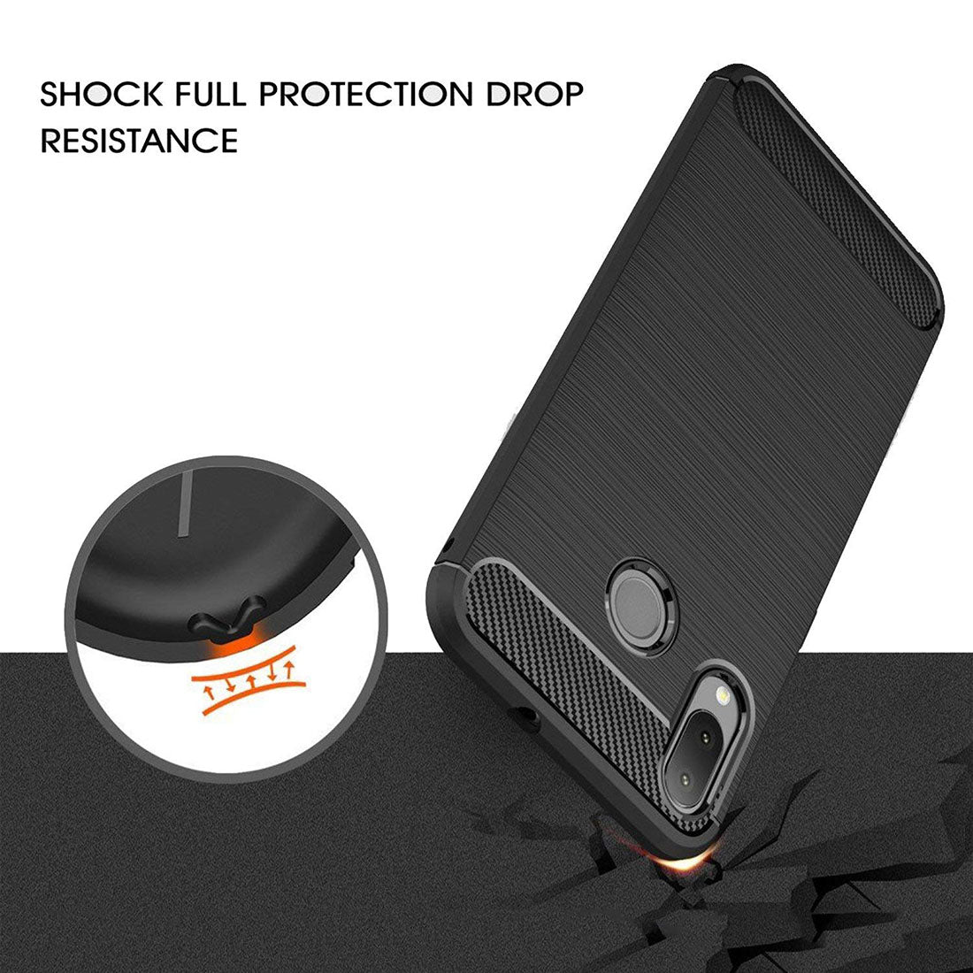 Carbon Fiber Case for Asus Zenfone Max (M2) ZB633KL