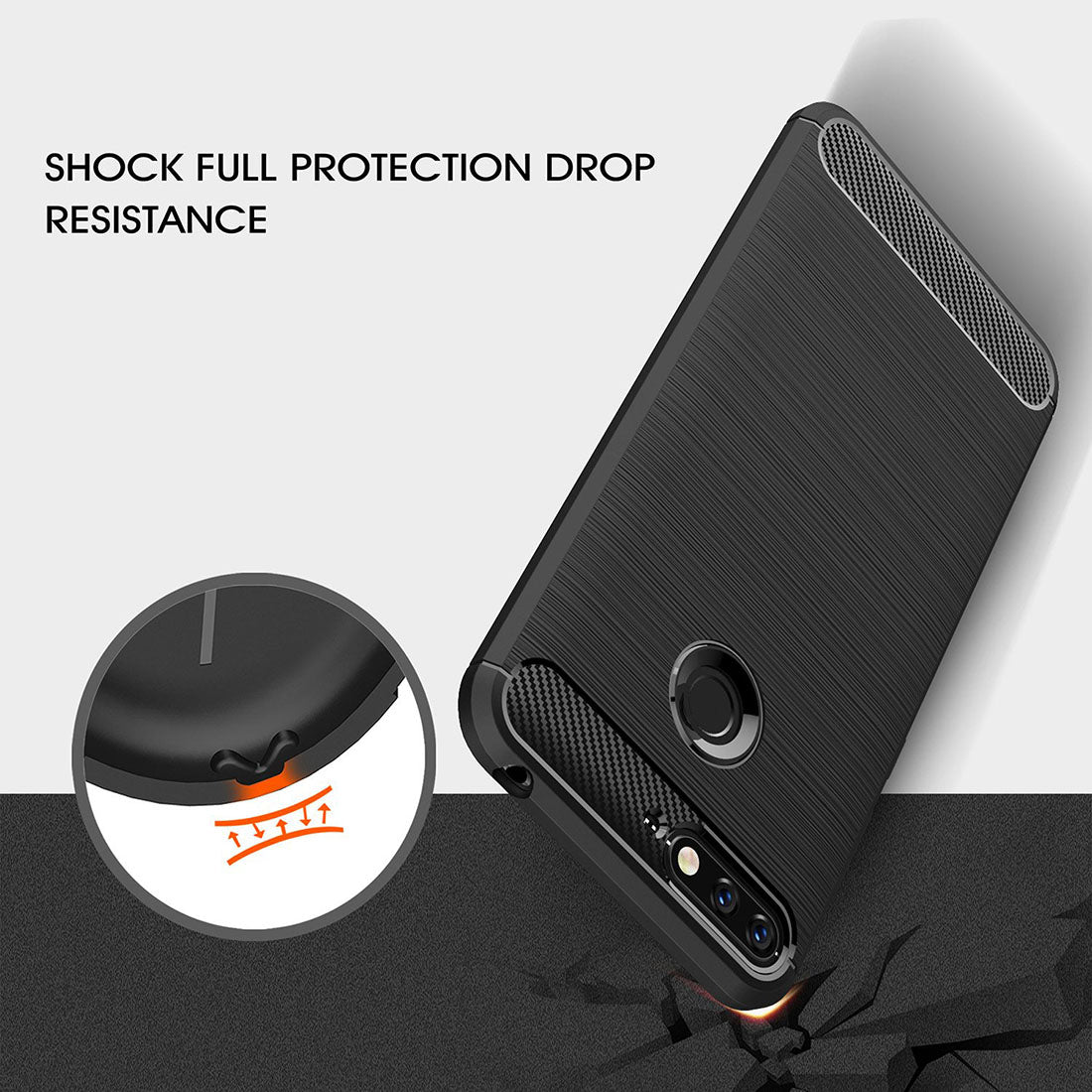 Carbon Fiber Case for Huawei Honor 7A
