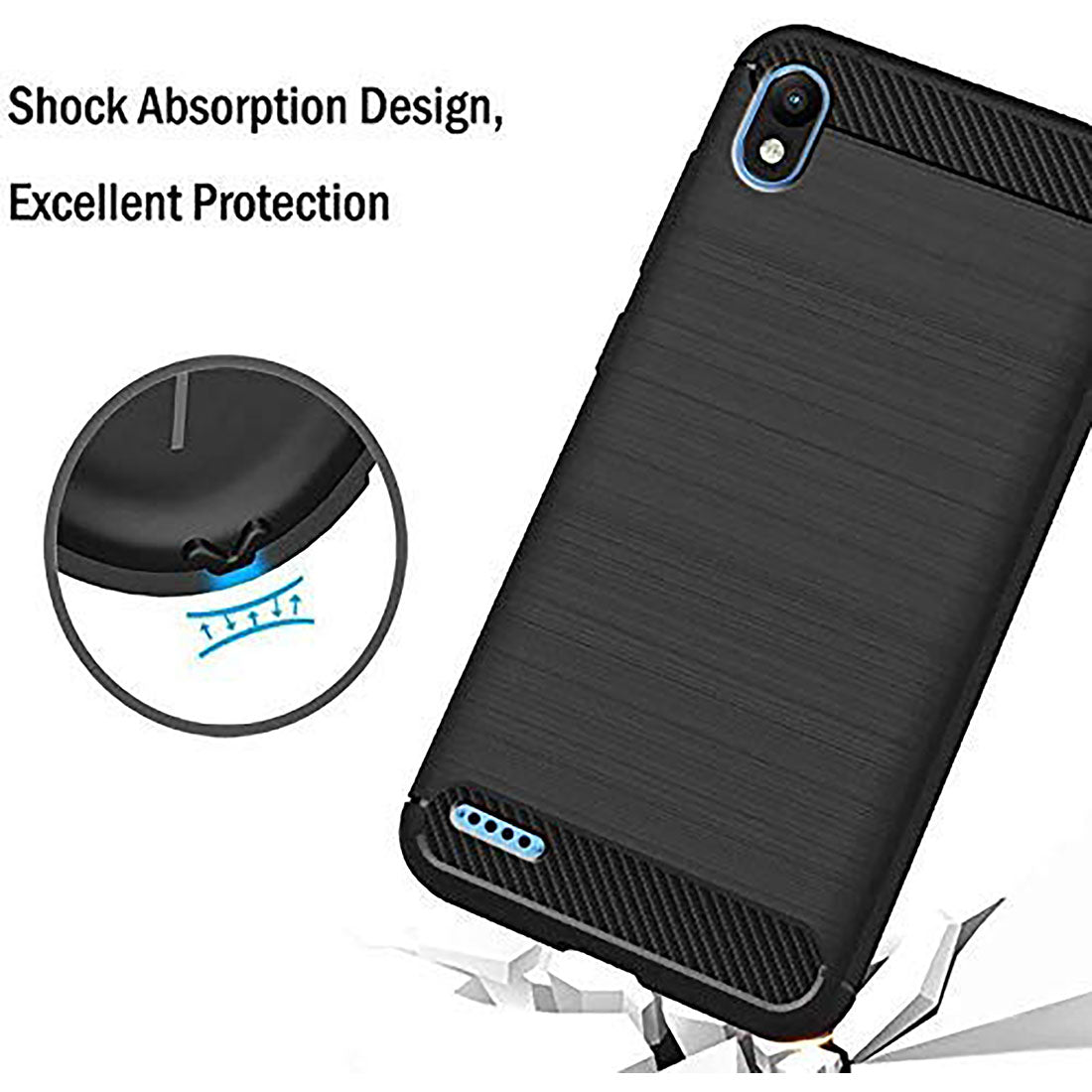 Carbon Fiber Case for Infinix Smart 2
