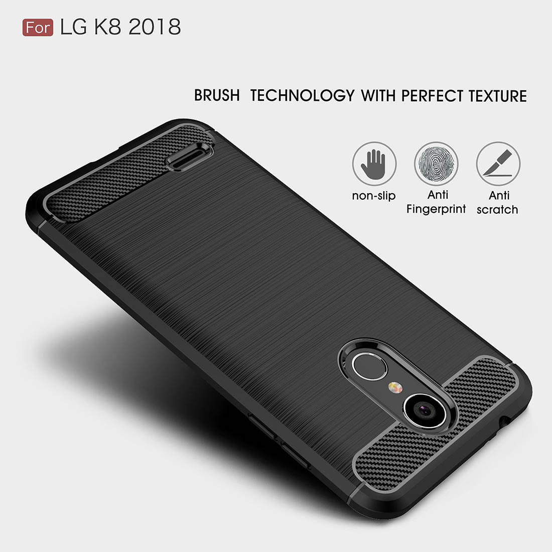 Carbon Fiber Case for LG K8 (2017)