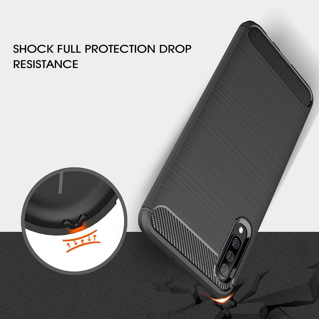 Carbon Fiber Case for Samsung Galaxy A70