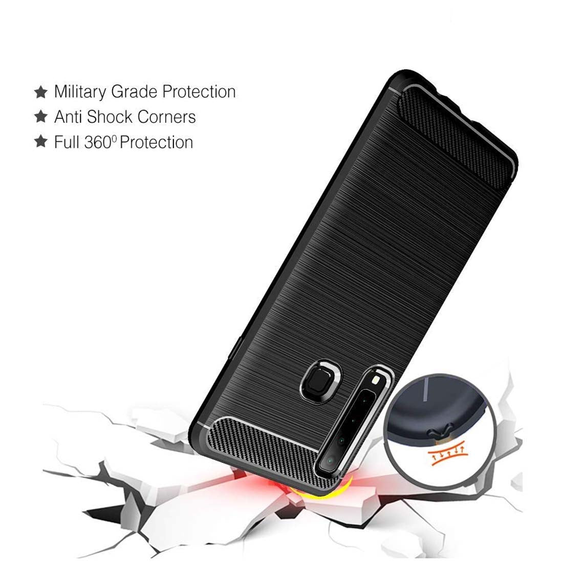 Carbon Fiber Case for Samsung Galaxy A9 (2018)