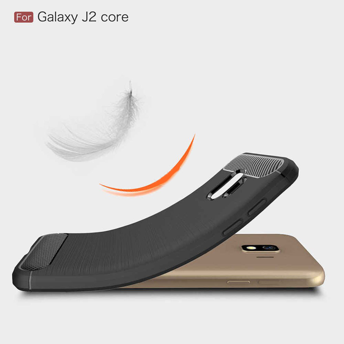 Carbon Fiber Case for Samsung Galaxy J2 Core