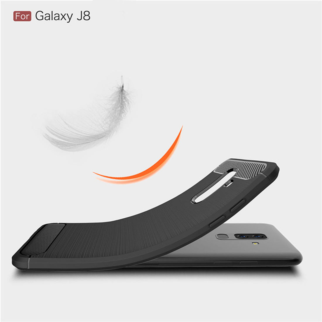 Carbon Fiber Case for Samsung Galaxy J8