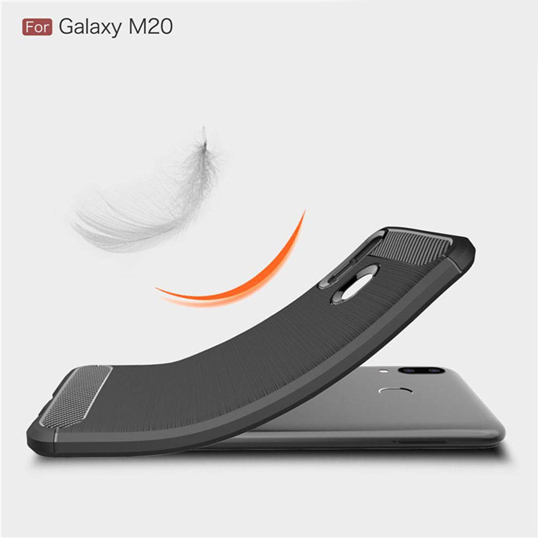 Carbon Fiber Case for Samsung Galaxy M20