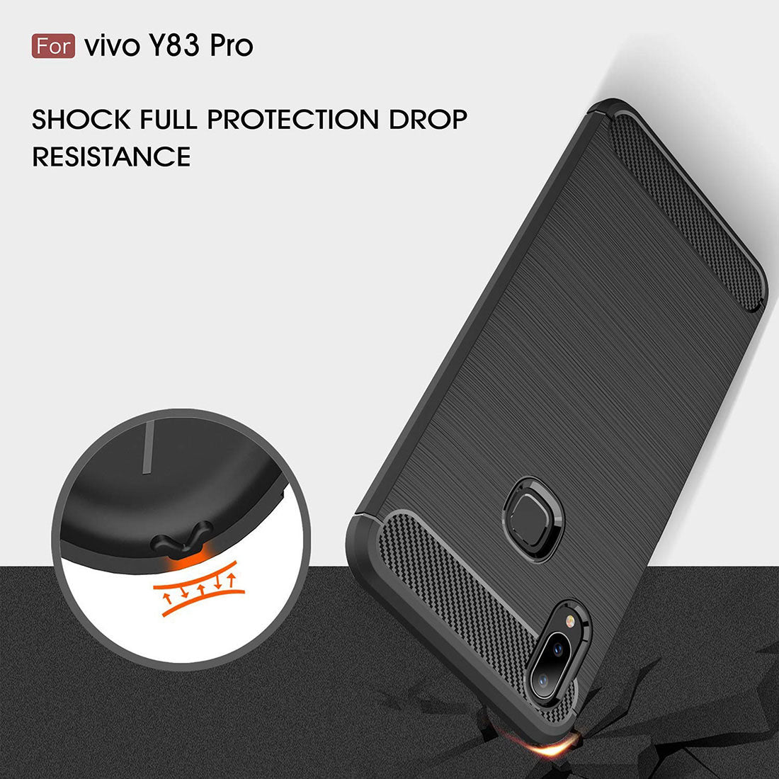 Carbon Fiber Case for Vivo Y83 Pro