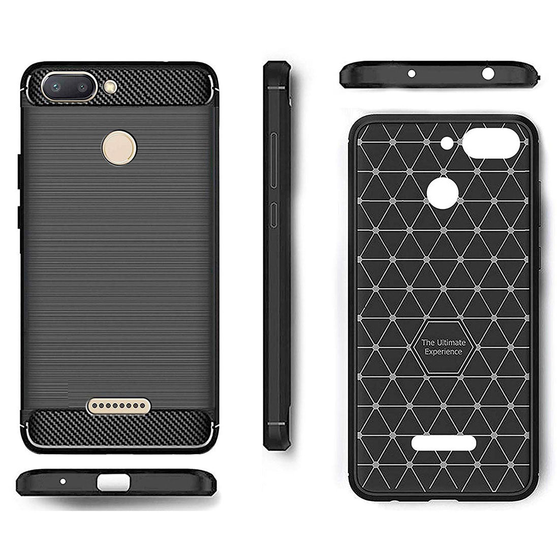 Carbon Fiber Case for Mi Redmi 6