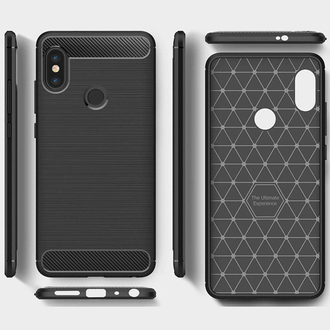 Carbon Fiber Case for Mi Redmi Note 5 Pro
