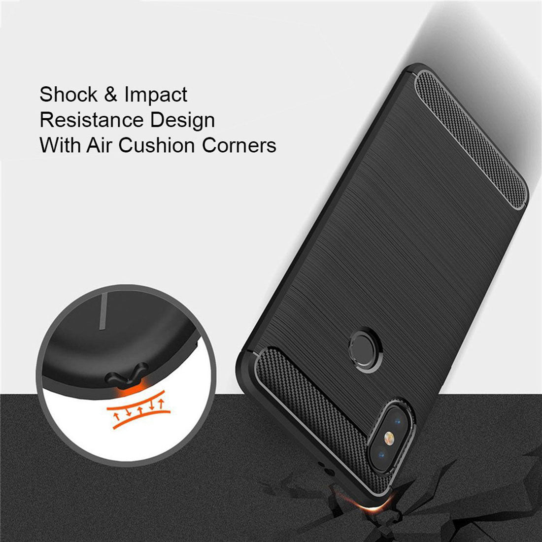 Carbon Fiber Case for Mi Redmi Note 5 Pro
