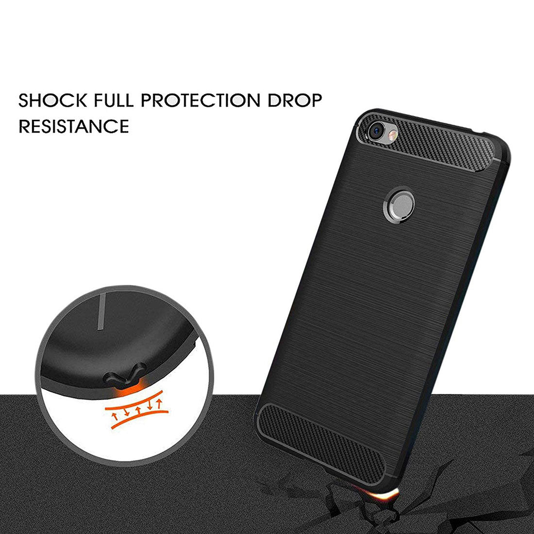 Carbon Fiber Case for Mi Redmi Y1