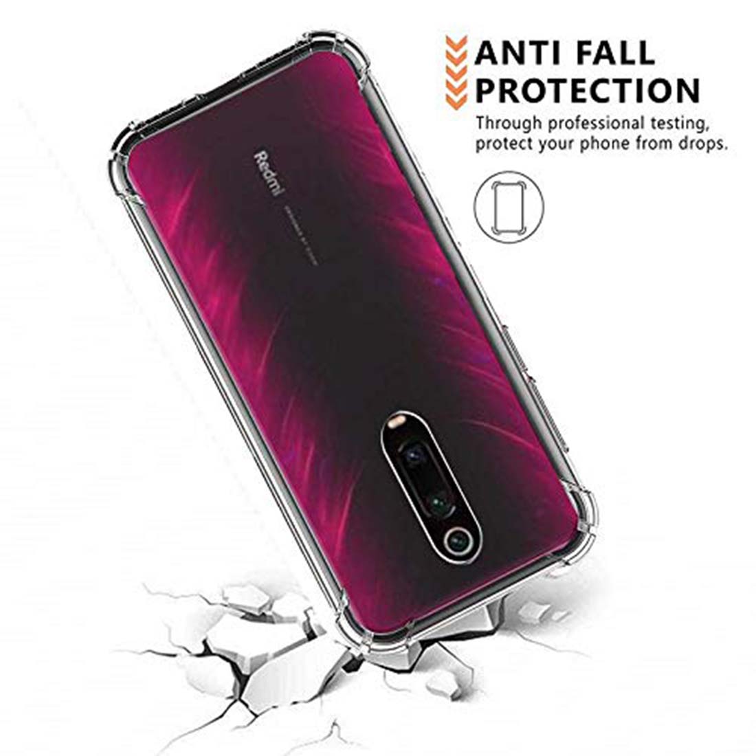 Hybrid Clear Case for Mi Redmi K20