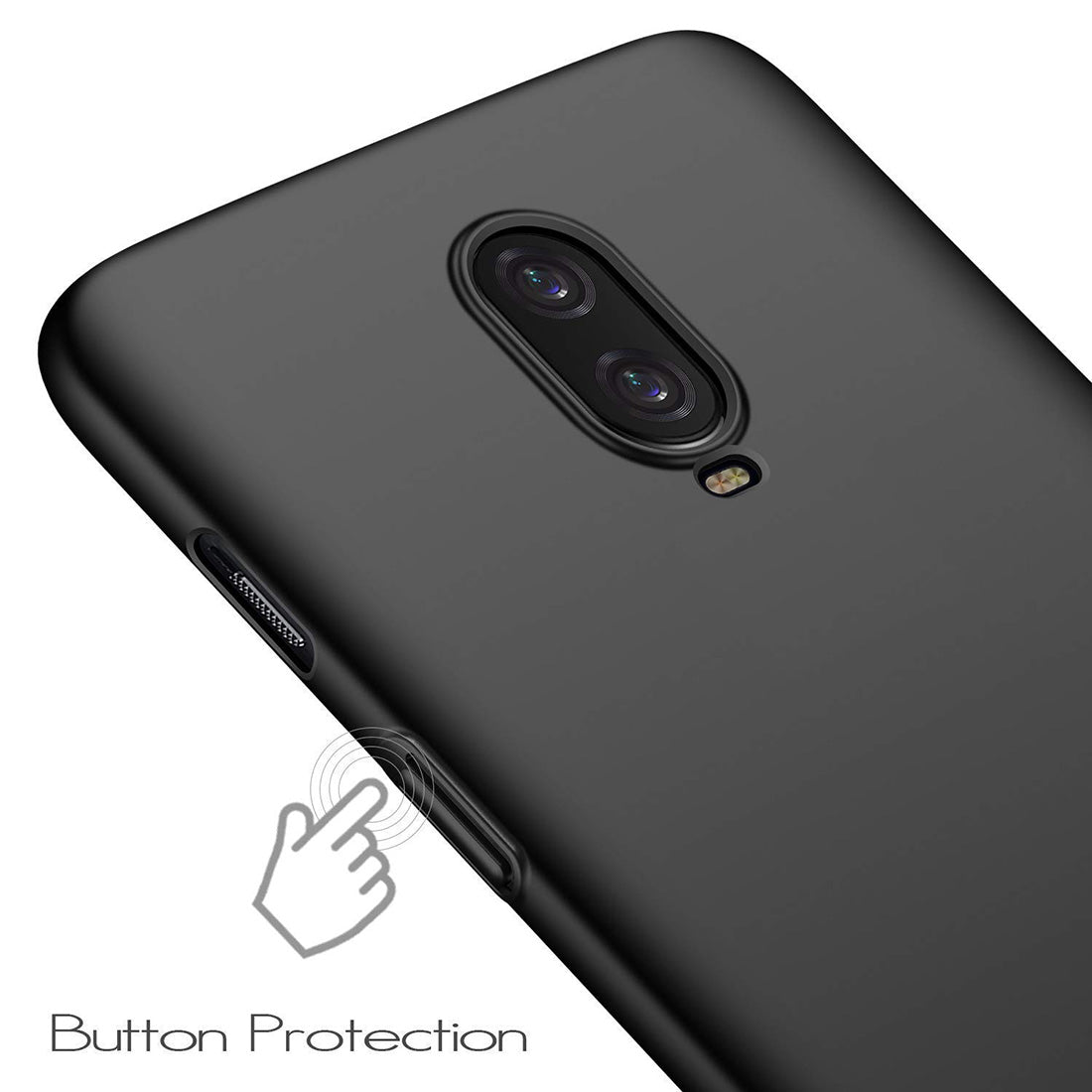 Matte Finish TPU Back Cover for OnePlus 7