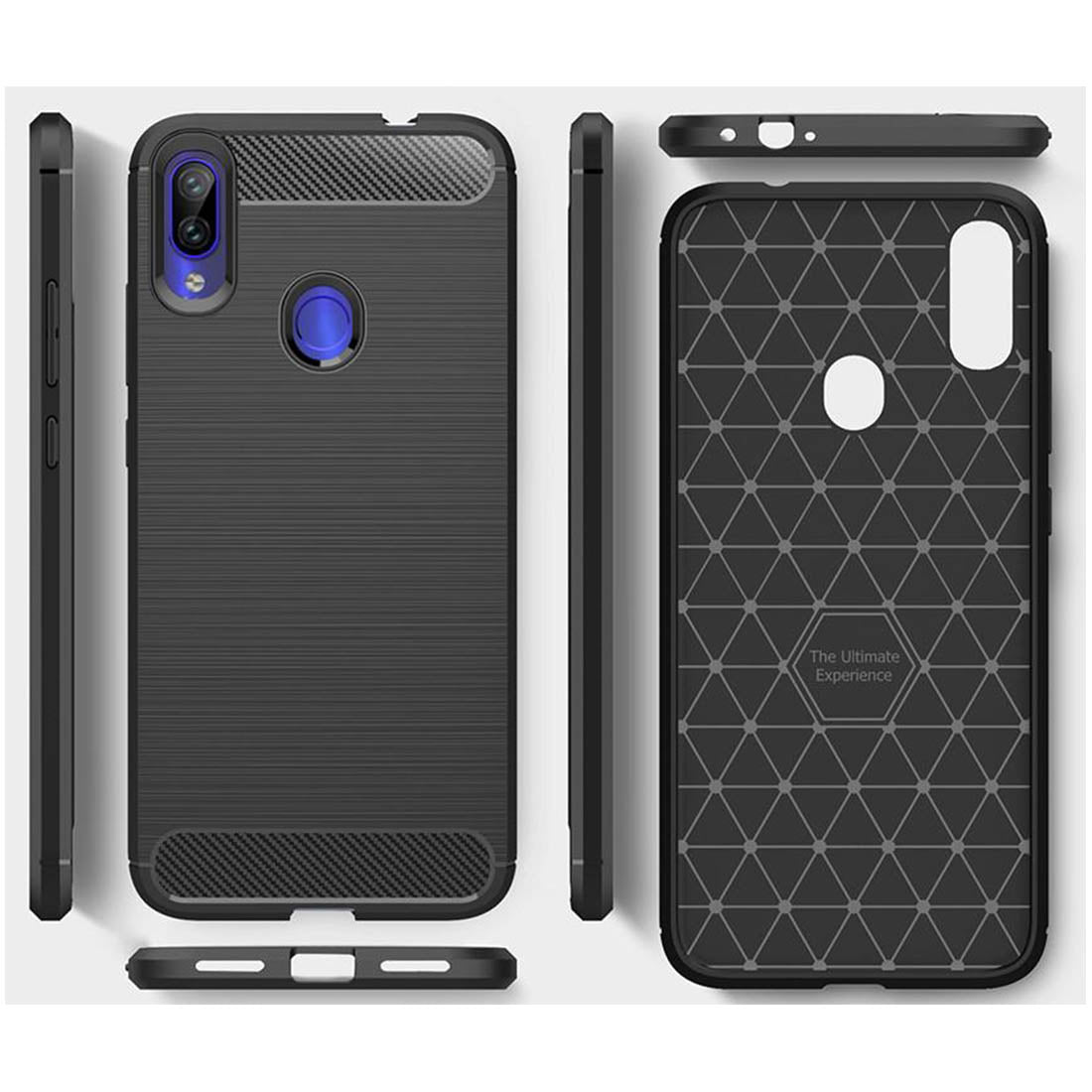 Carbon Fiber Case for Mi Redmi Note 7 Pro