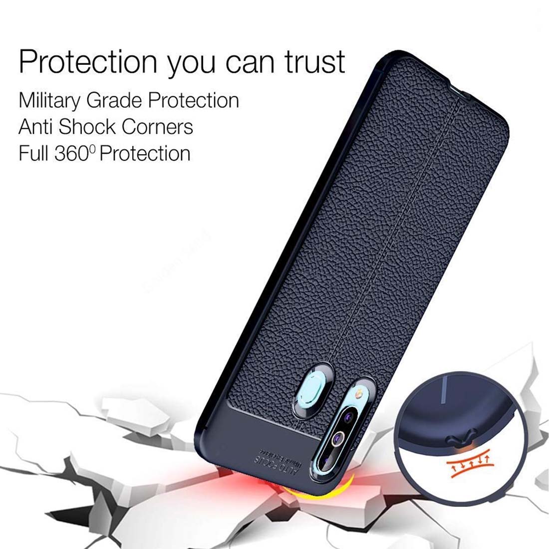 AutoFocus Back Cover for Samsung Galaxy M40