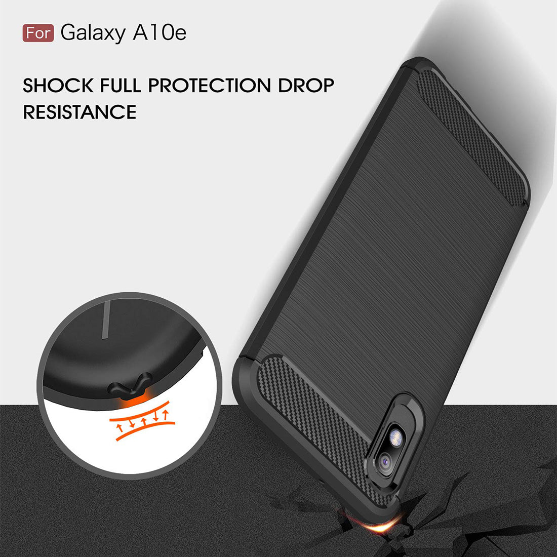 Carbon Fiber Case for Samsung Galaxy A10e