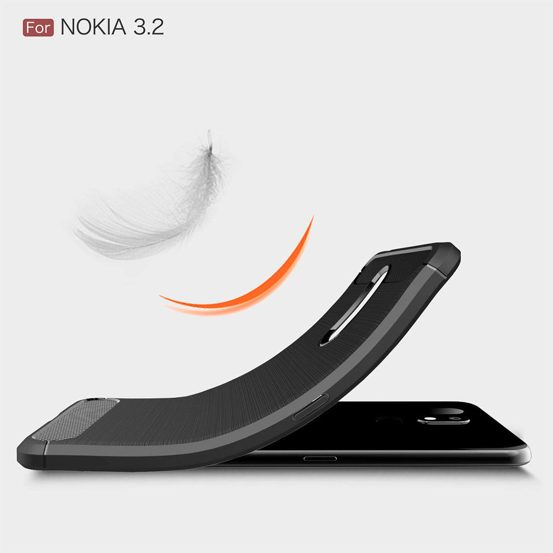 Carbon Fiber Case for Nokia 3.2