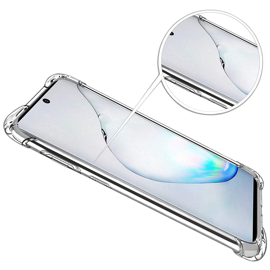 Hybrid Clear Case for Samsung Galaxy Note 10 Plus