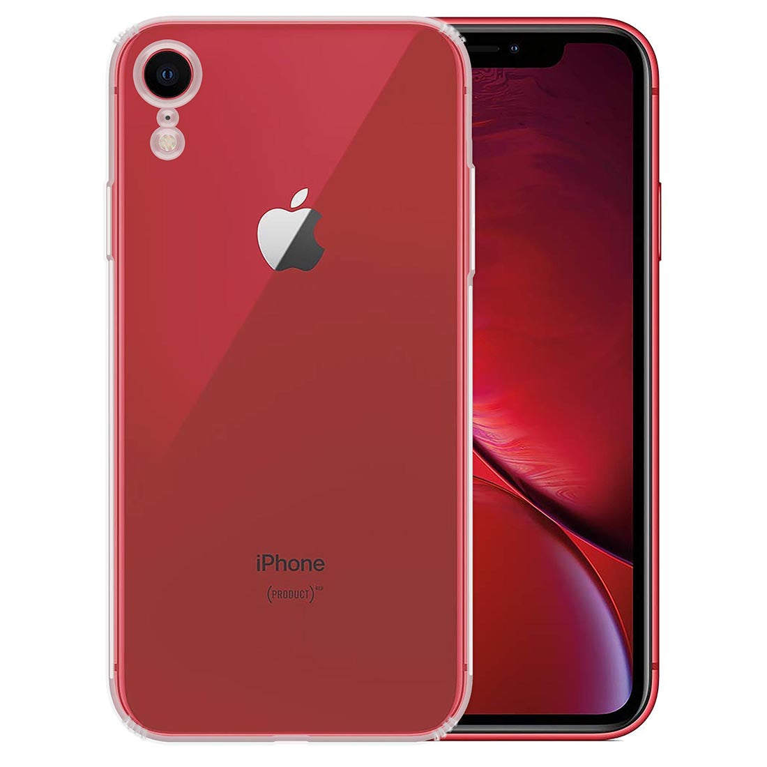 Anti Dust Plug Back Case Cover for Apple iPhone XR