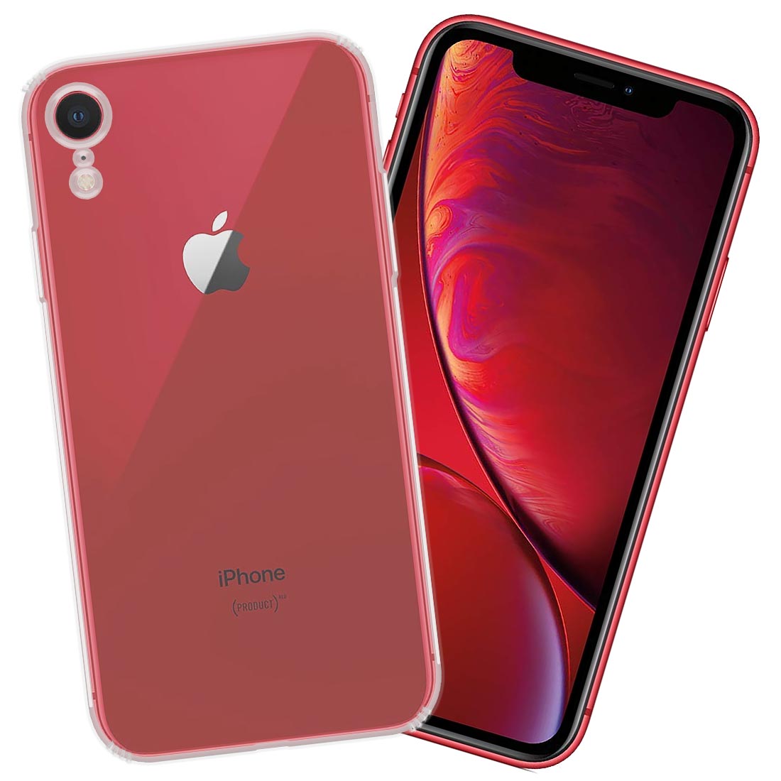 Anti Dust Plug Back Case Cover for Apple iPhone XR
