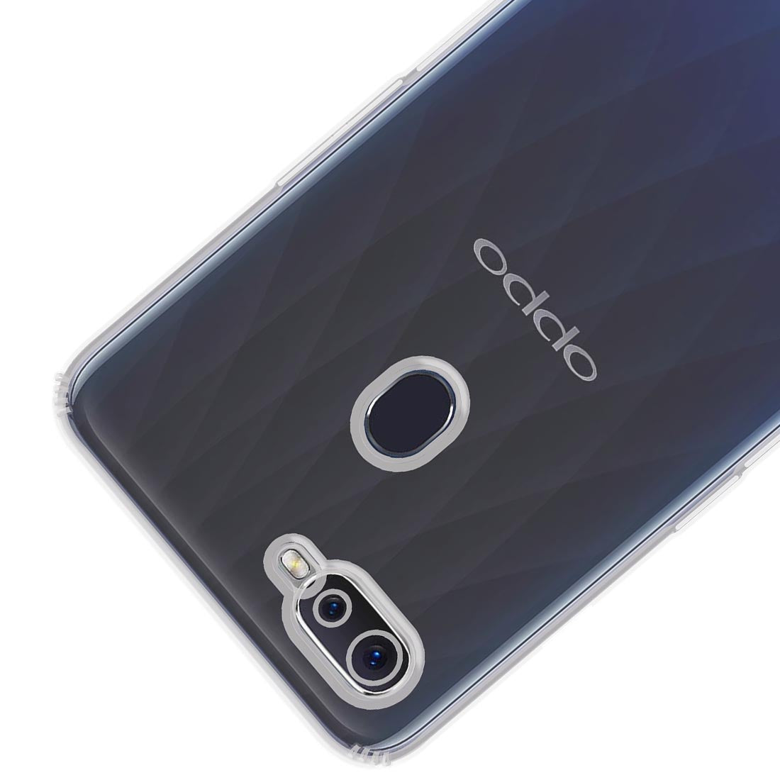 Anti Dust Plug Back Case Cover for Oppo F9