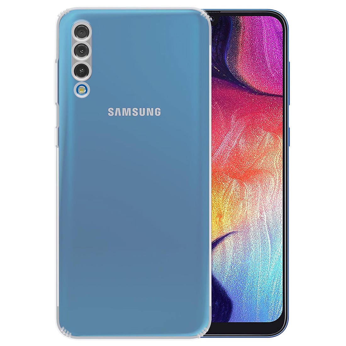 Anti Dust Plug Back Case Cover for Samsung Galaxy A50
