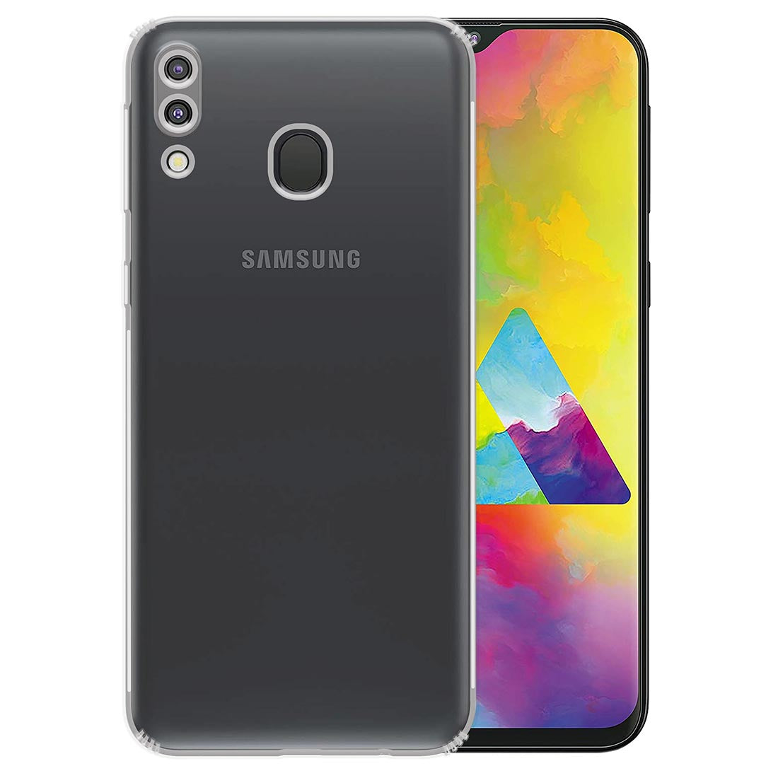 Anti Dust Plug Back Case Cover for Samsung Galaxy M20