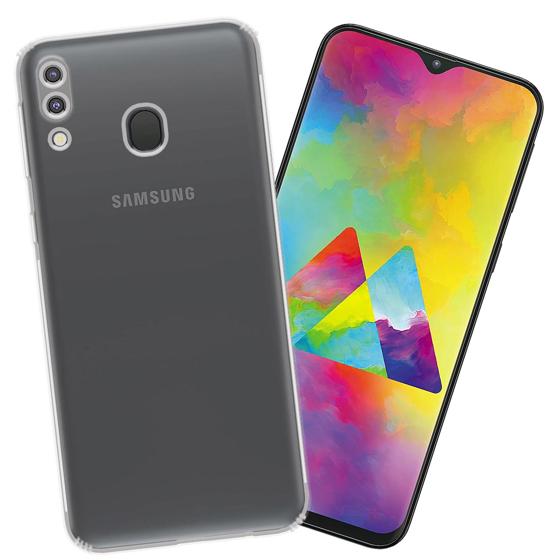 Anti Dust Plug Back Case Cover for Samsung Galaxy M20