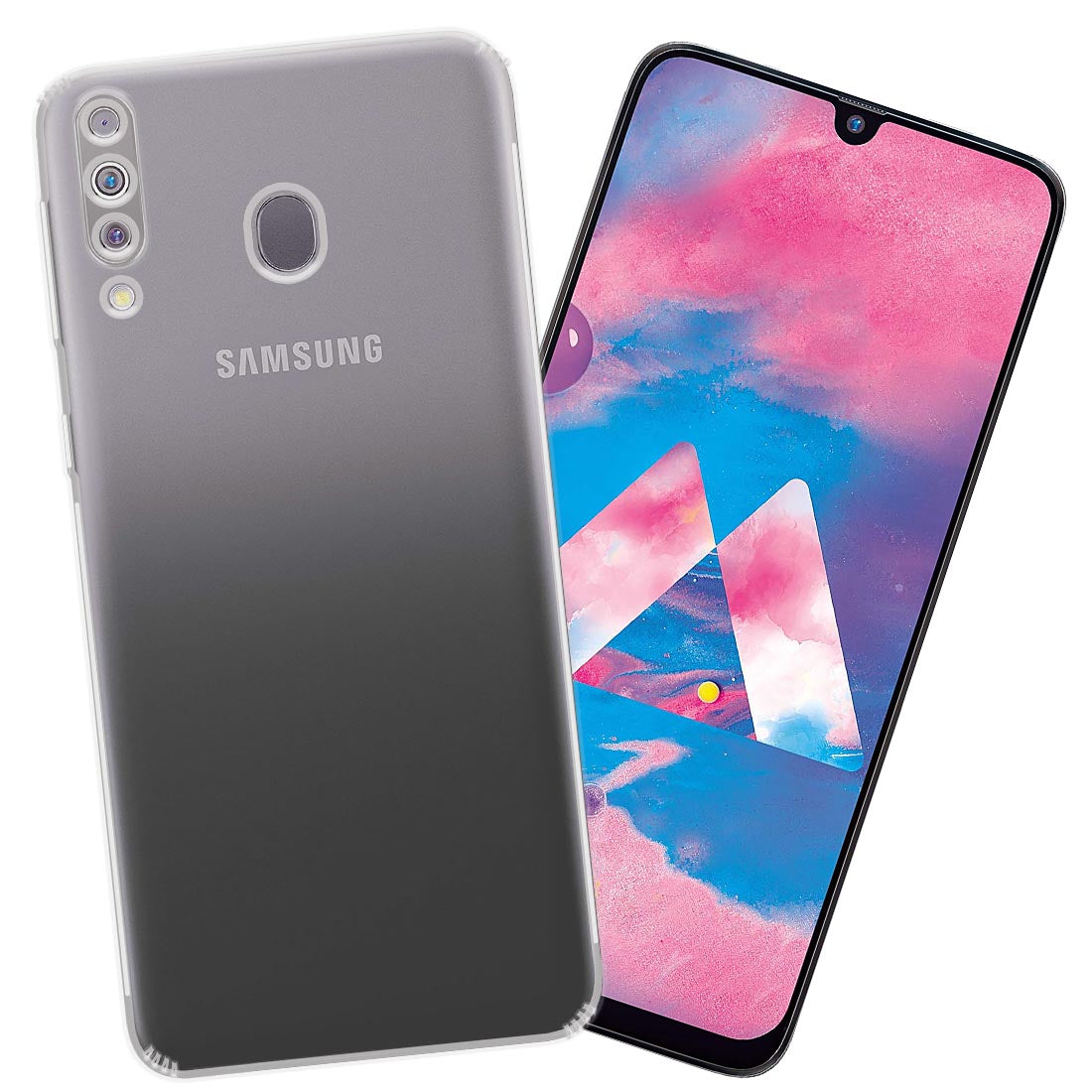 Anti Dust Plug Back Case Cover for Samsung Galaxy M30