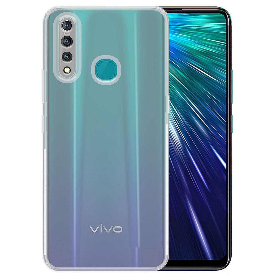 Anti Dust Plug Back Case Cover for Vivo Z1 Pro