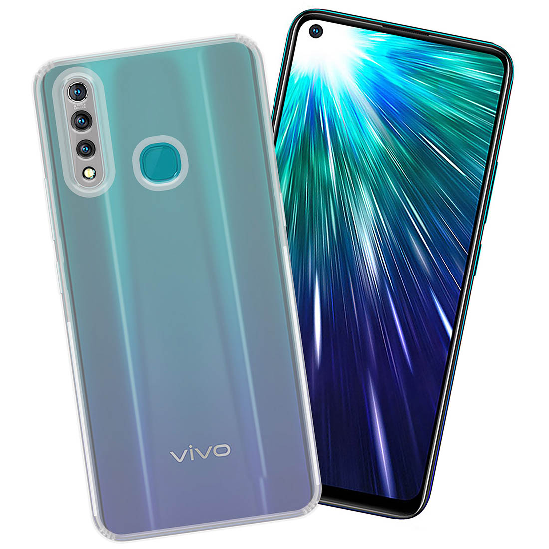 Anti Dust Plug Back Case Cover for Vivo Z1 Pro