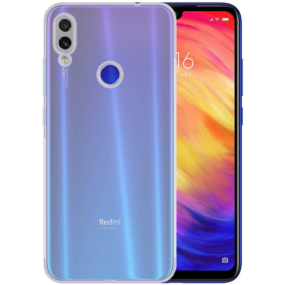 Anti Dust Plug Back Case Cover for Mi Redmi 7