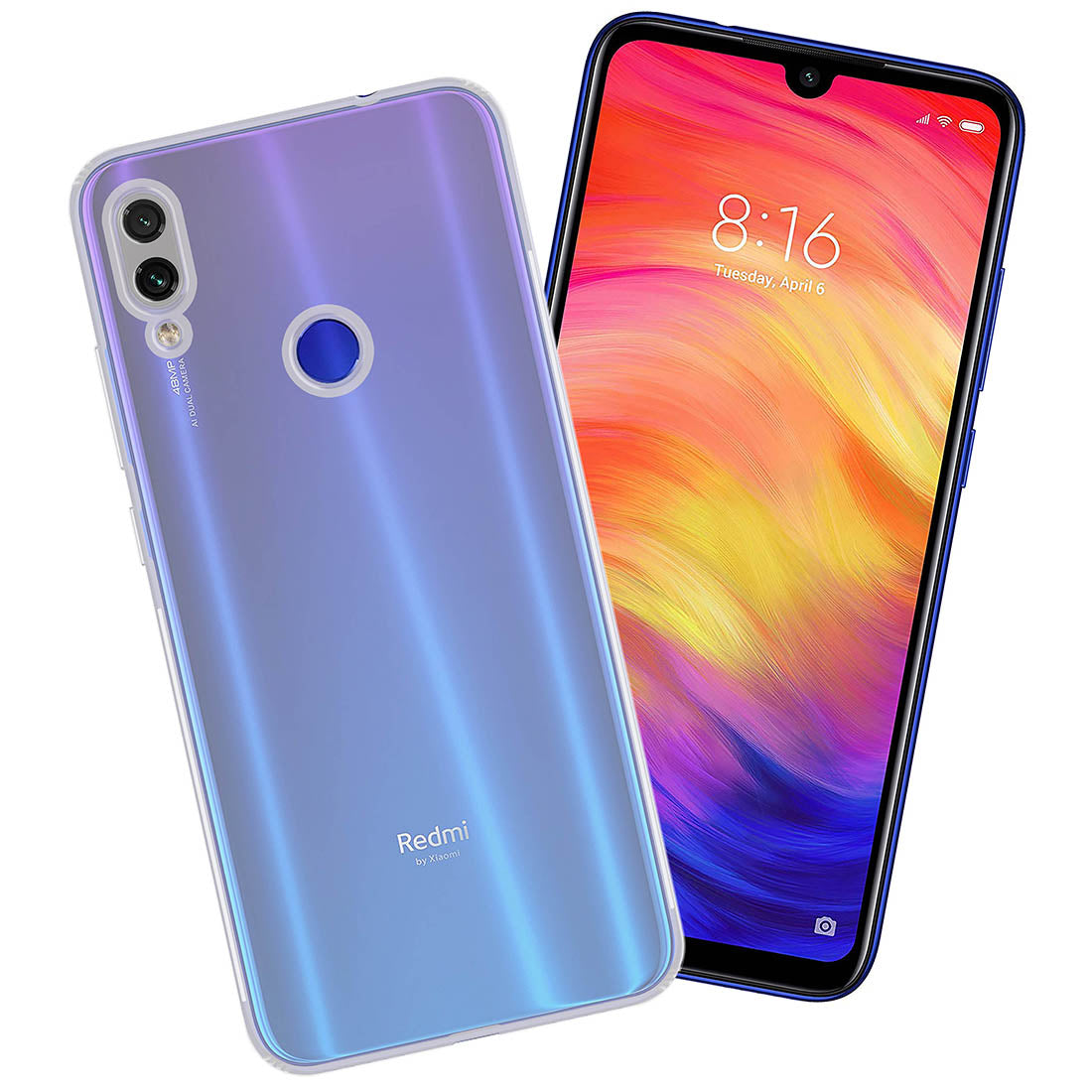 Anti Dust Plug Back Case Cover for Mi Redmi 7