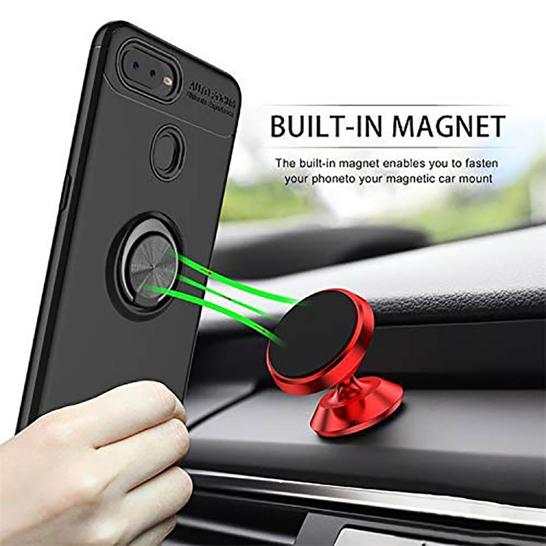 Ring AutoFocus Cover for Oppo F9 Pro