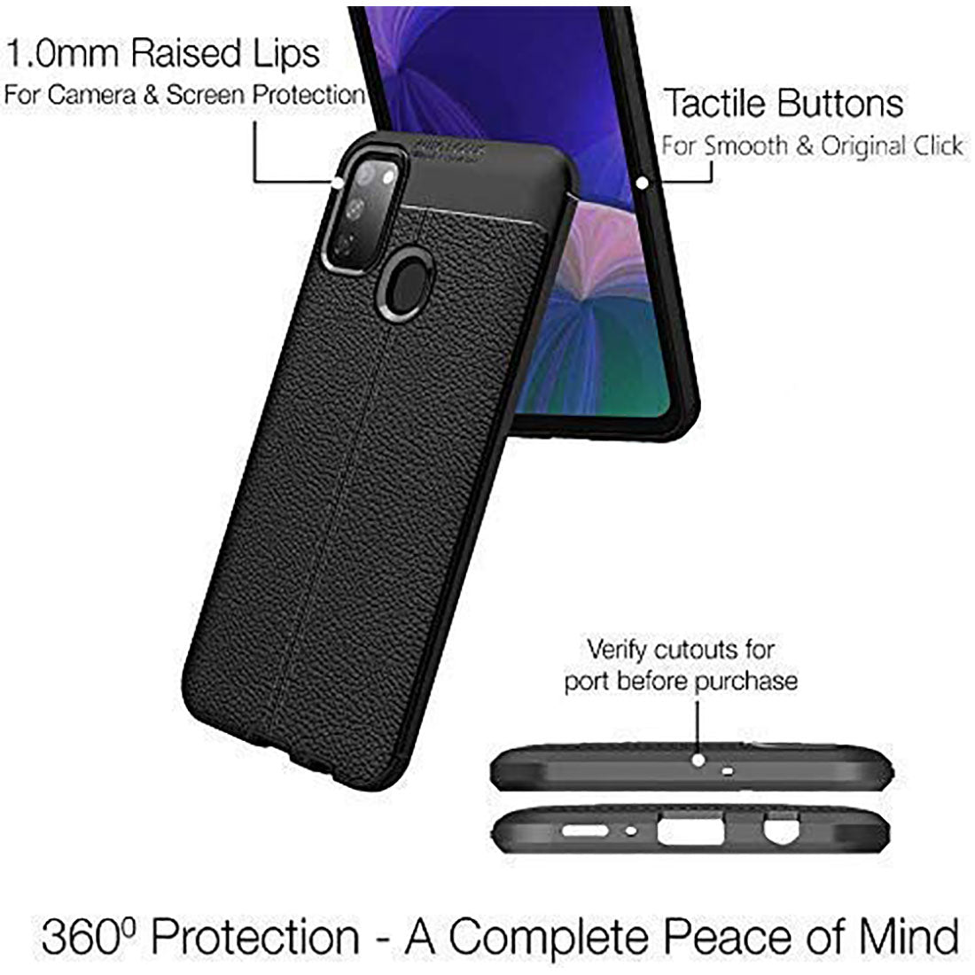 AutoFocus Back Cover for Samsung Galaxy M30s