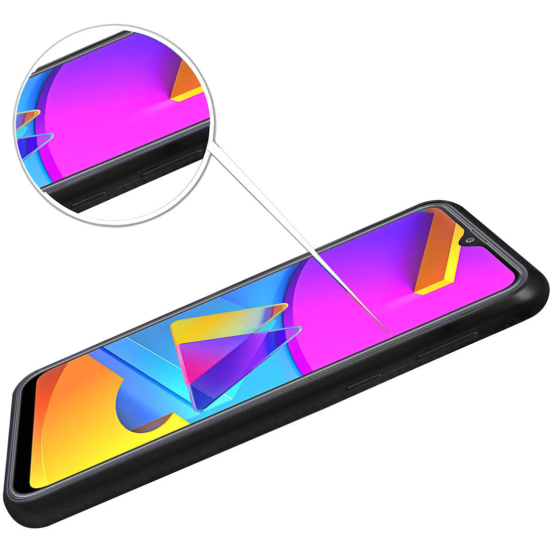 Comfort Grip Back Case Cover for Samsung Galaxy M10s