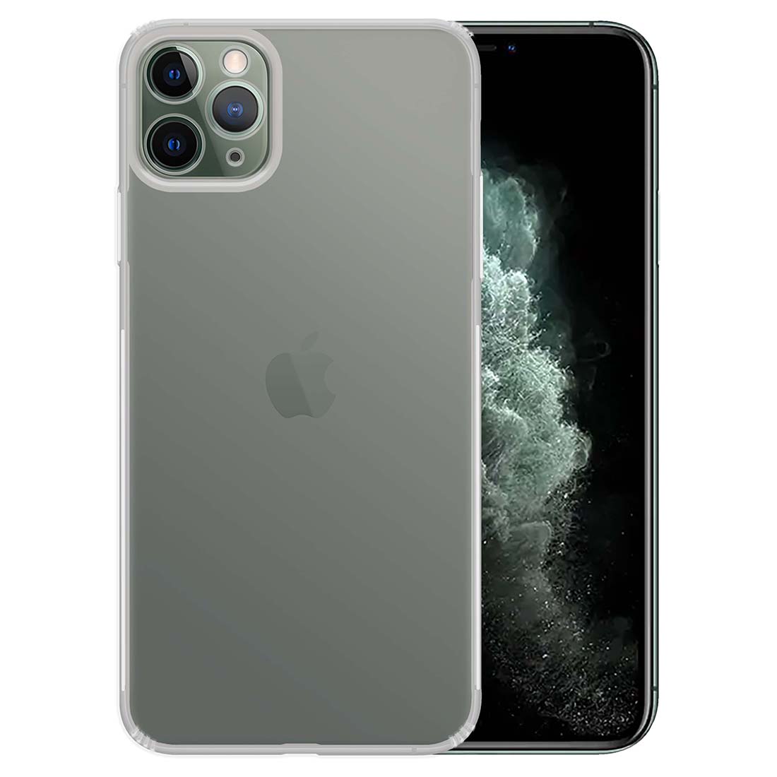 Anti Dust Plug Back Case Cover for Apple iPhone 11 Pro
