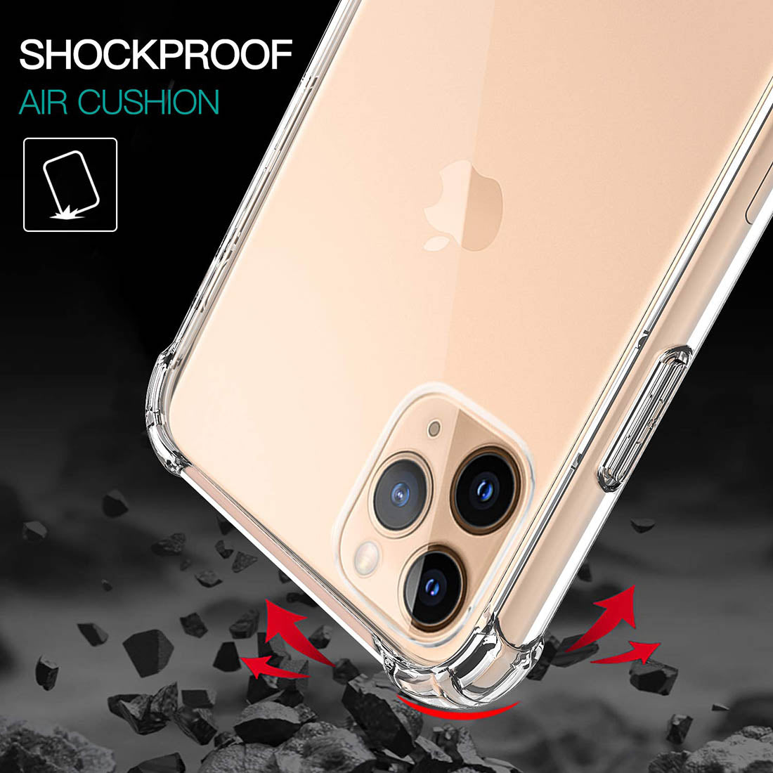 Hybrid Clear Case for Apple iPhone 11 Pro Max
