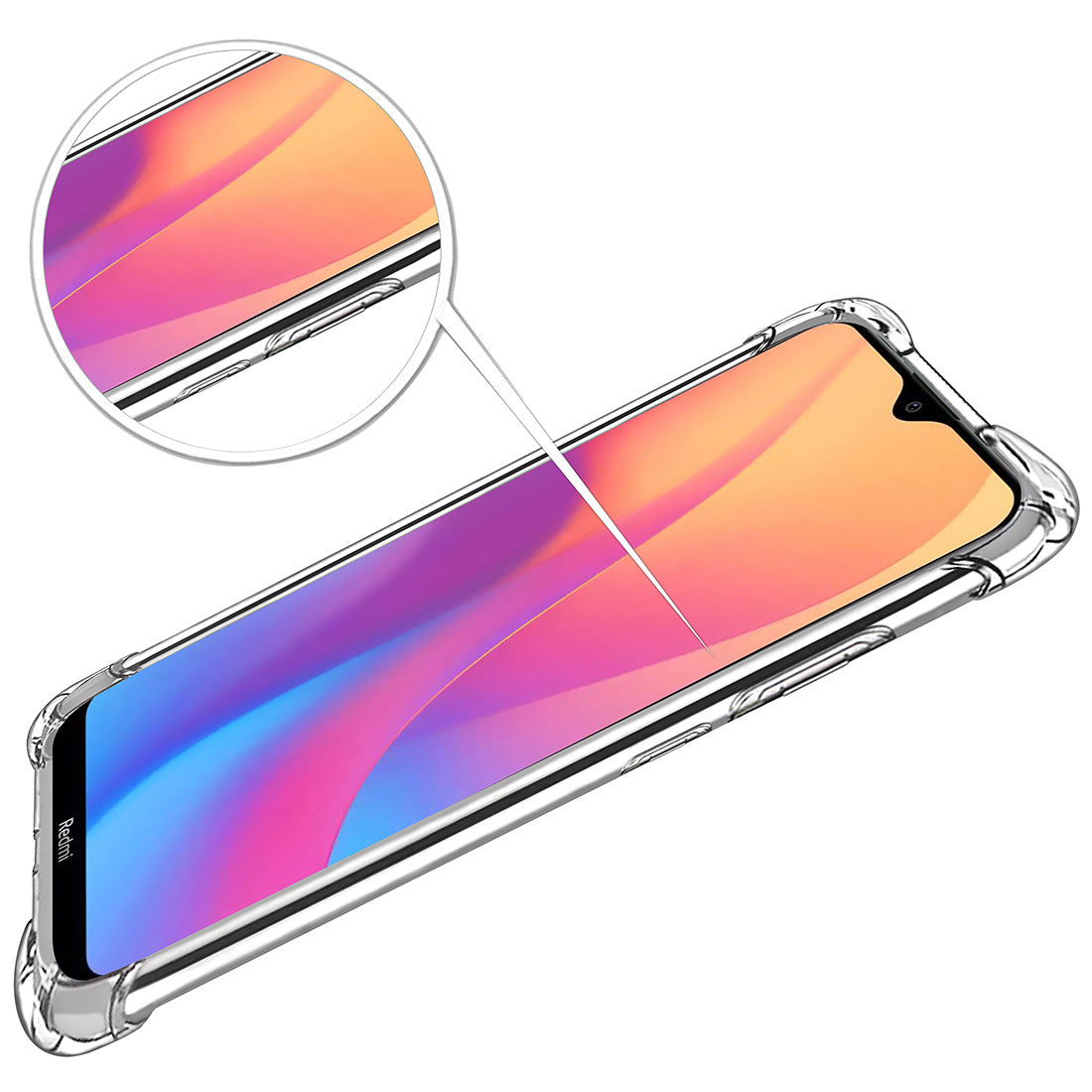 Hybrid Clear Case for Mi Redmi 8A