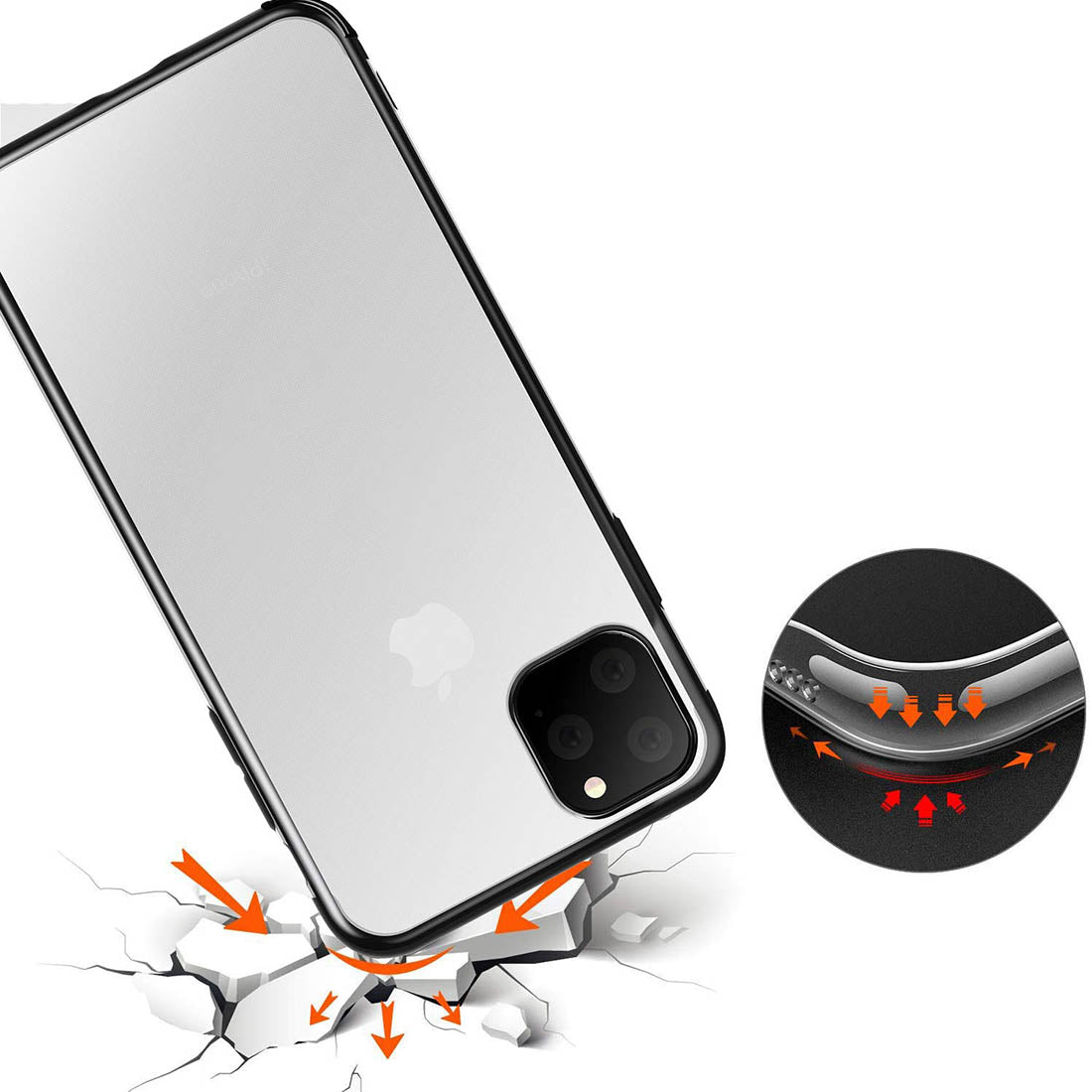 Electroplating TPU Cover for Apple iPhone 11 Pro Max