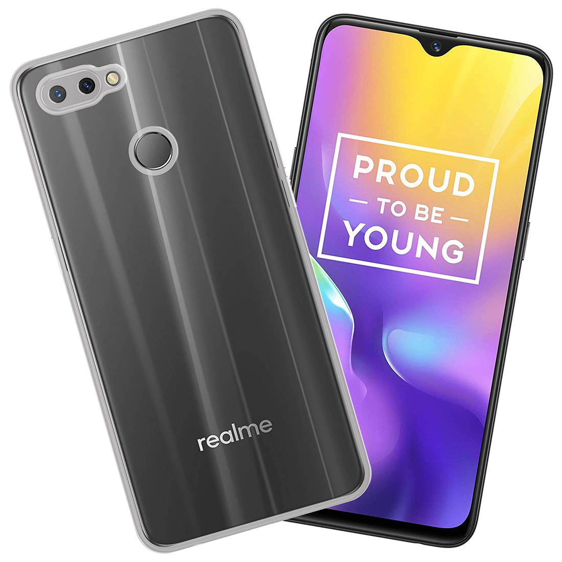 Anti Dust Plug Back Case Cover for Realme U1