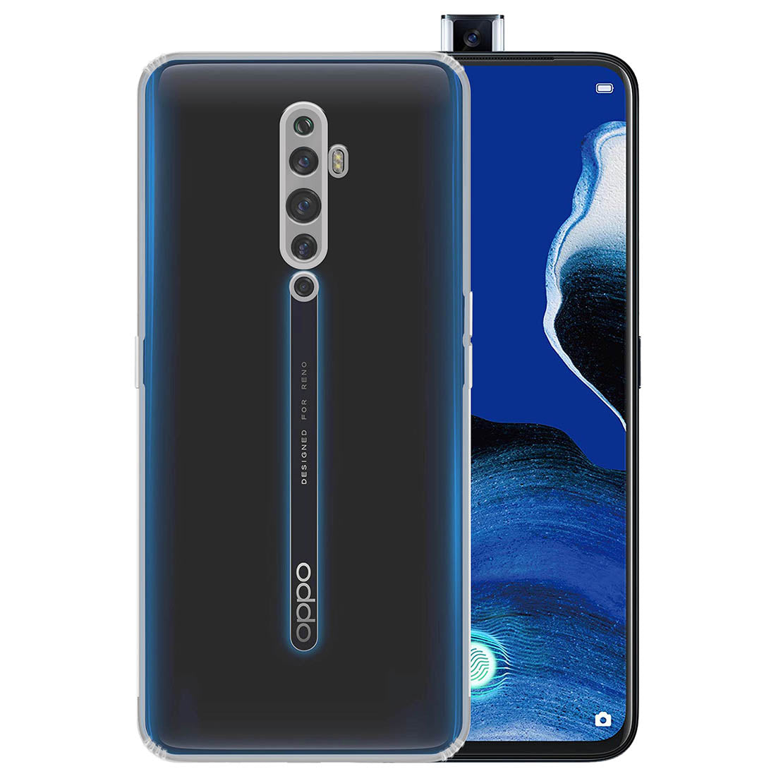 Anti Dust Plug Back Case Cover for Oppo Reno 2Z