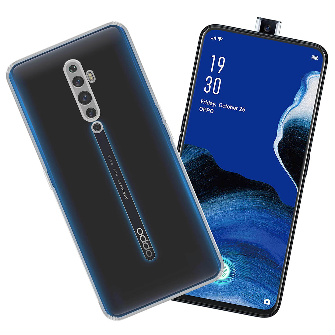 Anti Dust Plug Back Case Cover for Oppo Reno 2Z